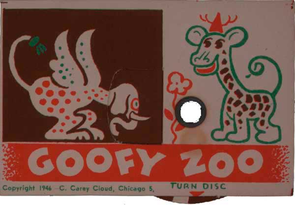 Cracker Jack Prize - Goofy Zoo - front