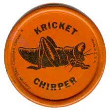 Metal Chirpers - Kricket Chirper - Orange