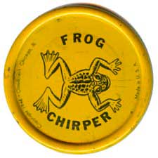 Metal Chirpers - Frog Chirper- Yellow