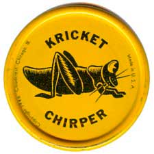 Metal Chirpers - Kricket Chirper- Yellow