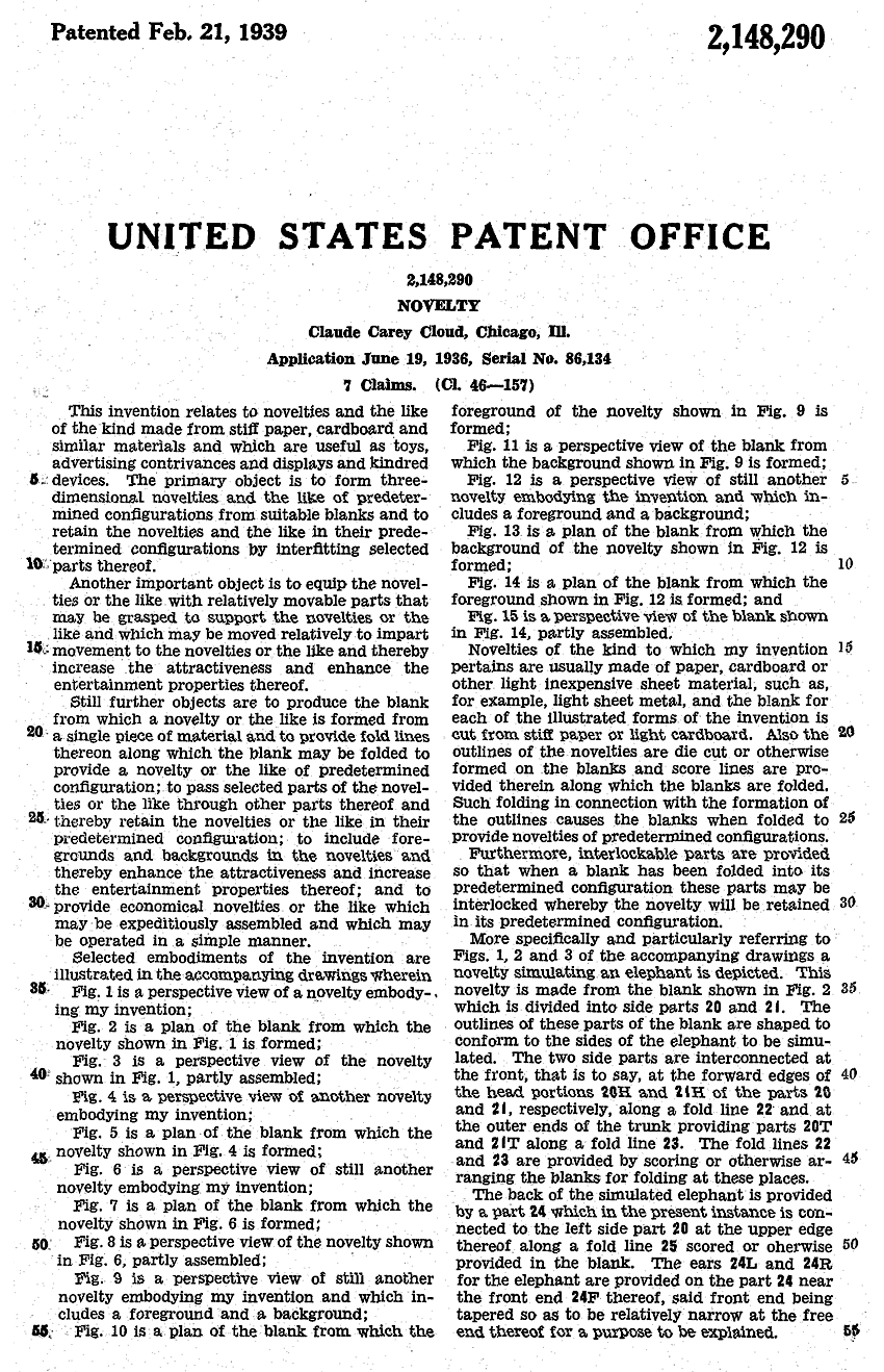Patent 2,148,290 - Page 1